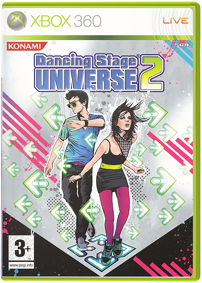 Dancing Stage Universe 2 box art for Xbox 360